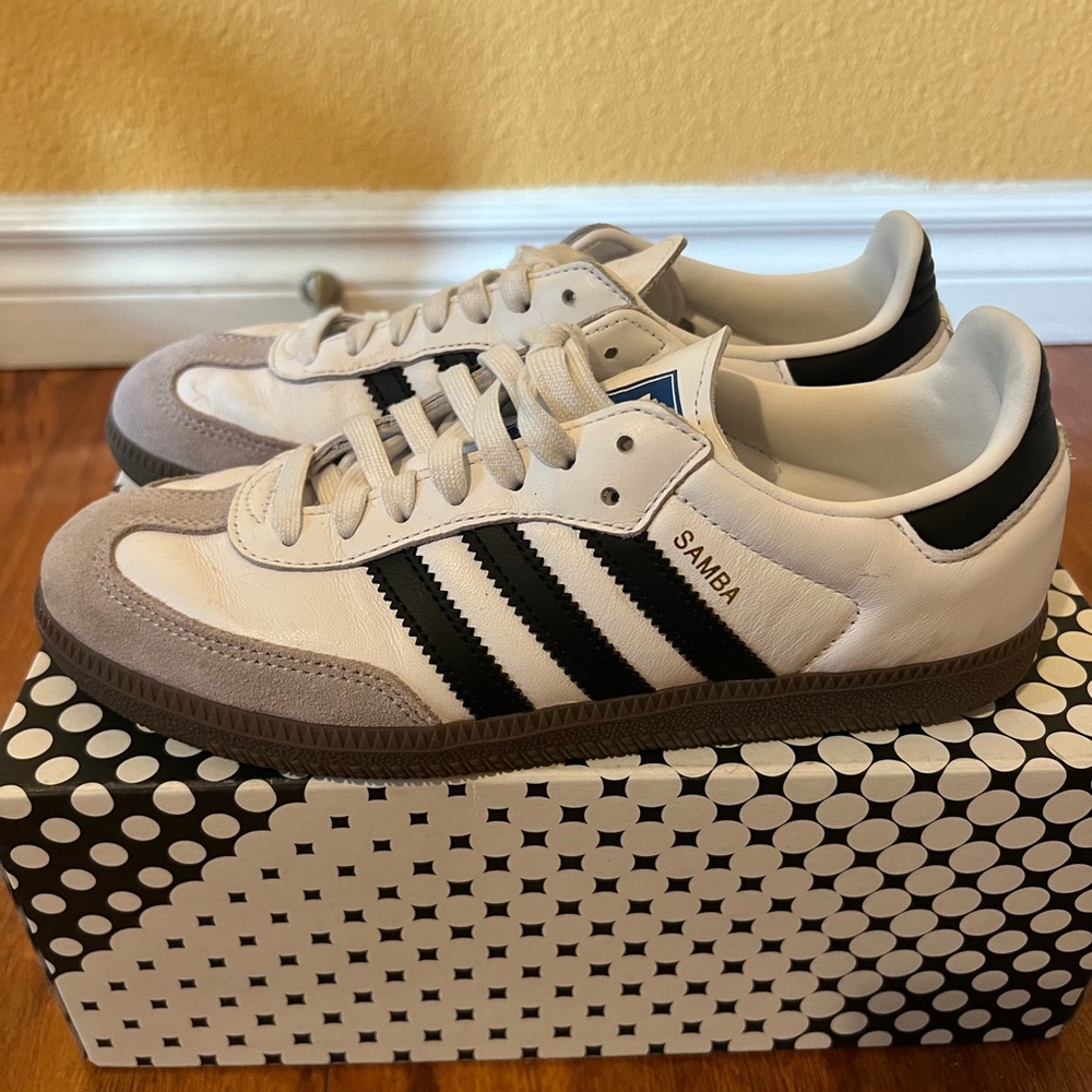 Adidas Samba Classic White Black Sneakers